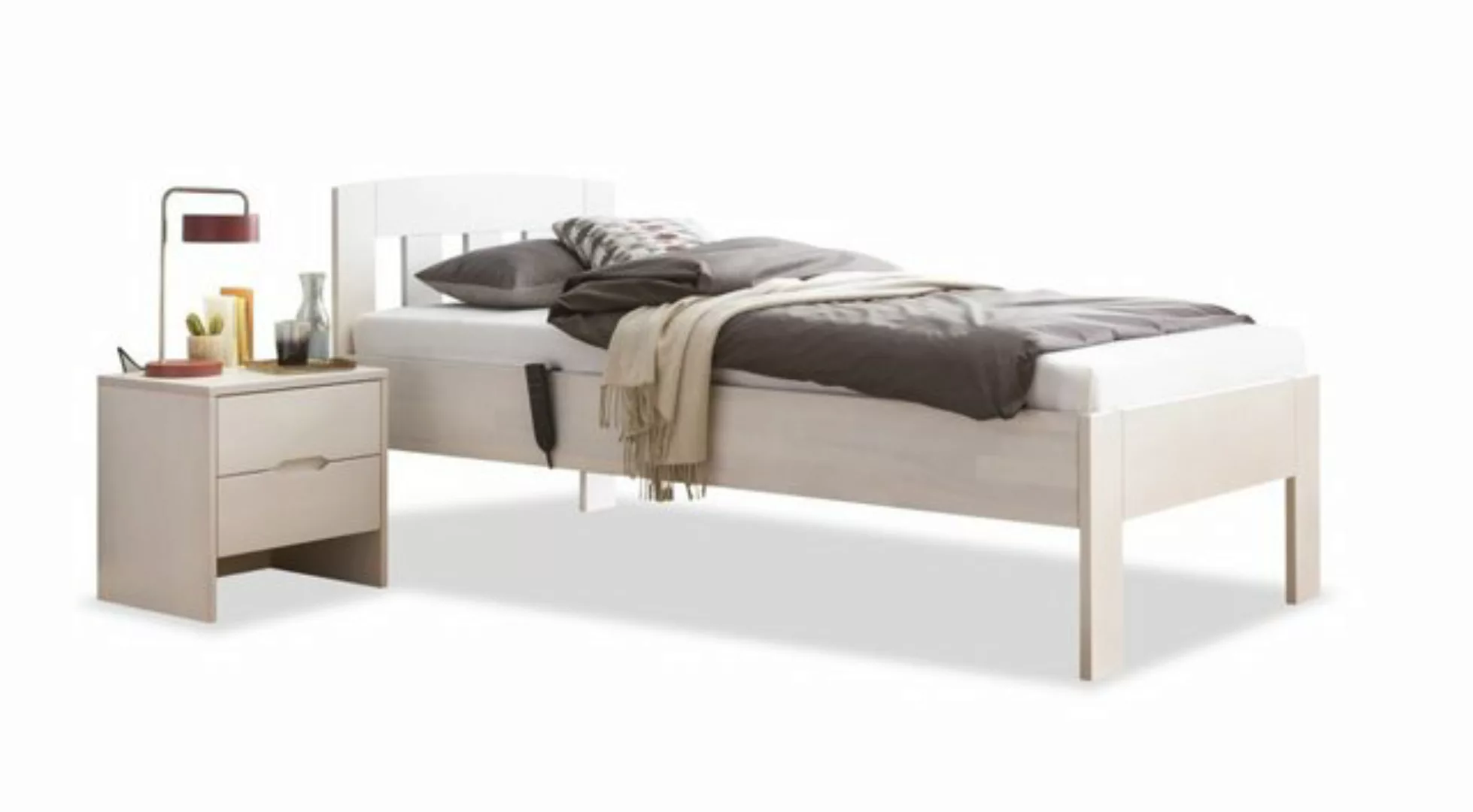 BedBox Massivholzbett Seniorenbett Comfort 1 Buche Massiv, für alle Lattenr günstig online kaufen