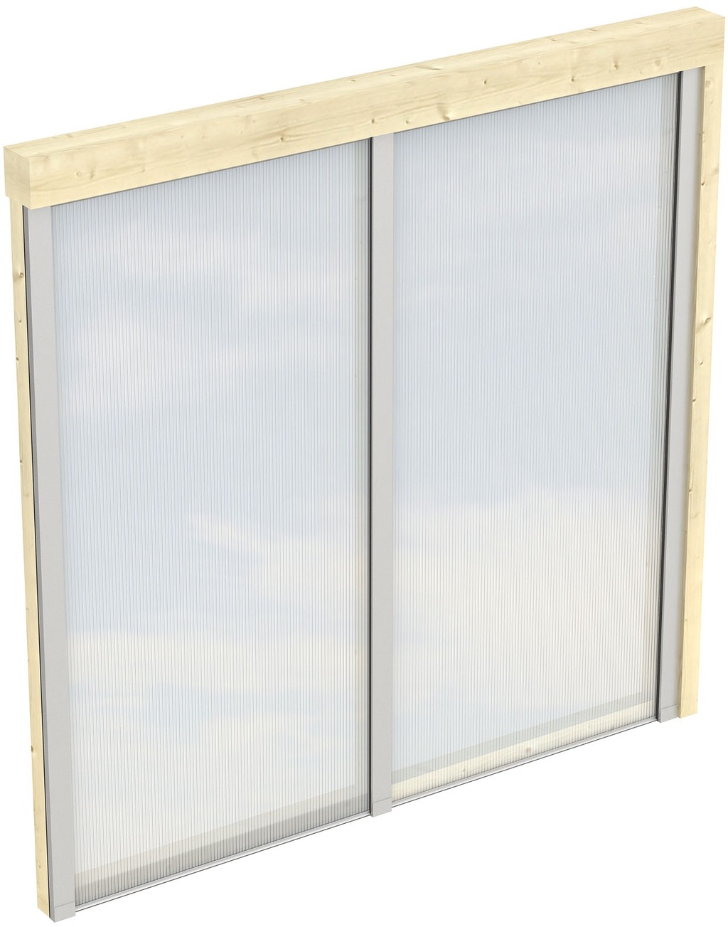 Skan Holz Polycarbonat Seitenwand für Terrassenüberdachung 250/239 cm Tiefe günstig online kaufen