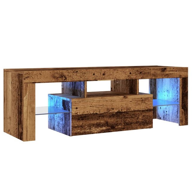 vidaXL TV-Schrank TV-Schrank mit LED Altholz-Optik 120x36,5x40 cm Holzwerks günstig online kaufen