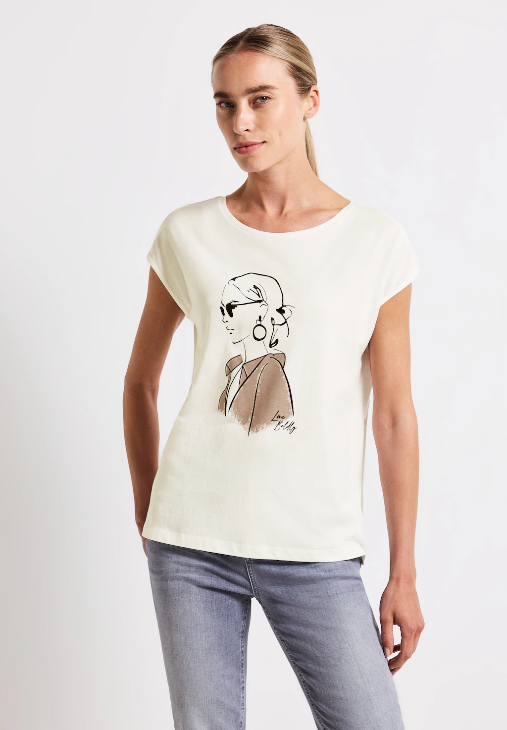 STREET ONE T-Shirt, im soften Baumwoll-Mix günstig online kaufen