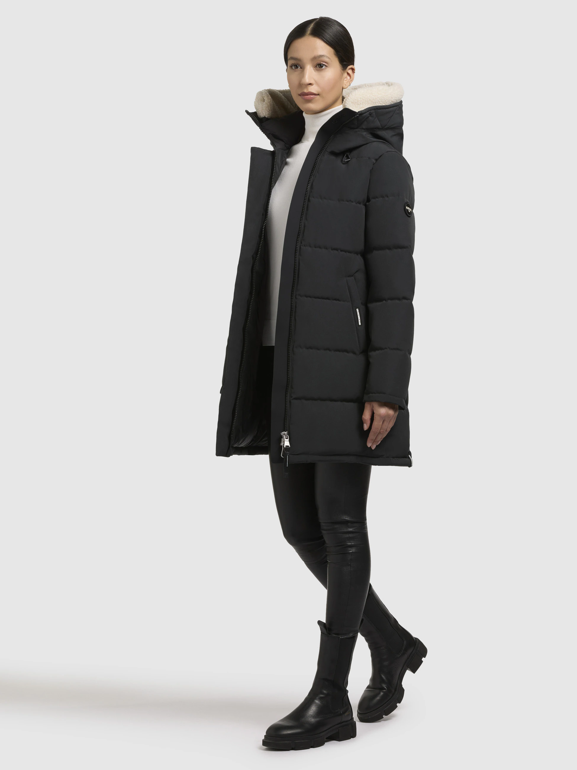 khujo Steppmantel "FALTD TEDDY" günstig online kaufen