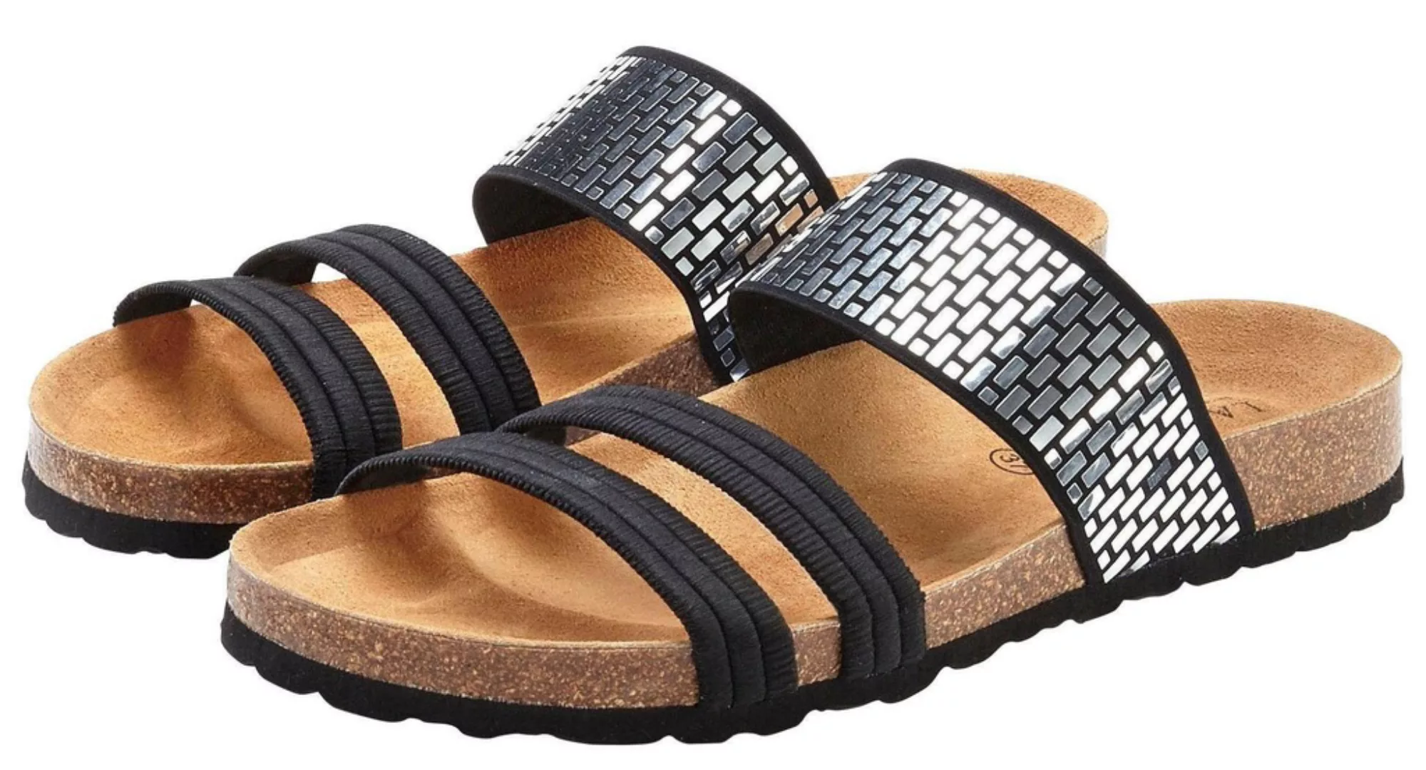 LASCANA Pantolette "Mule, Sandale, offener Schuh,", mit Komfortkorkfußbett günstig online kaufen
