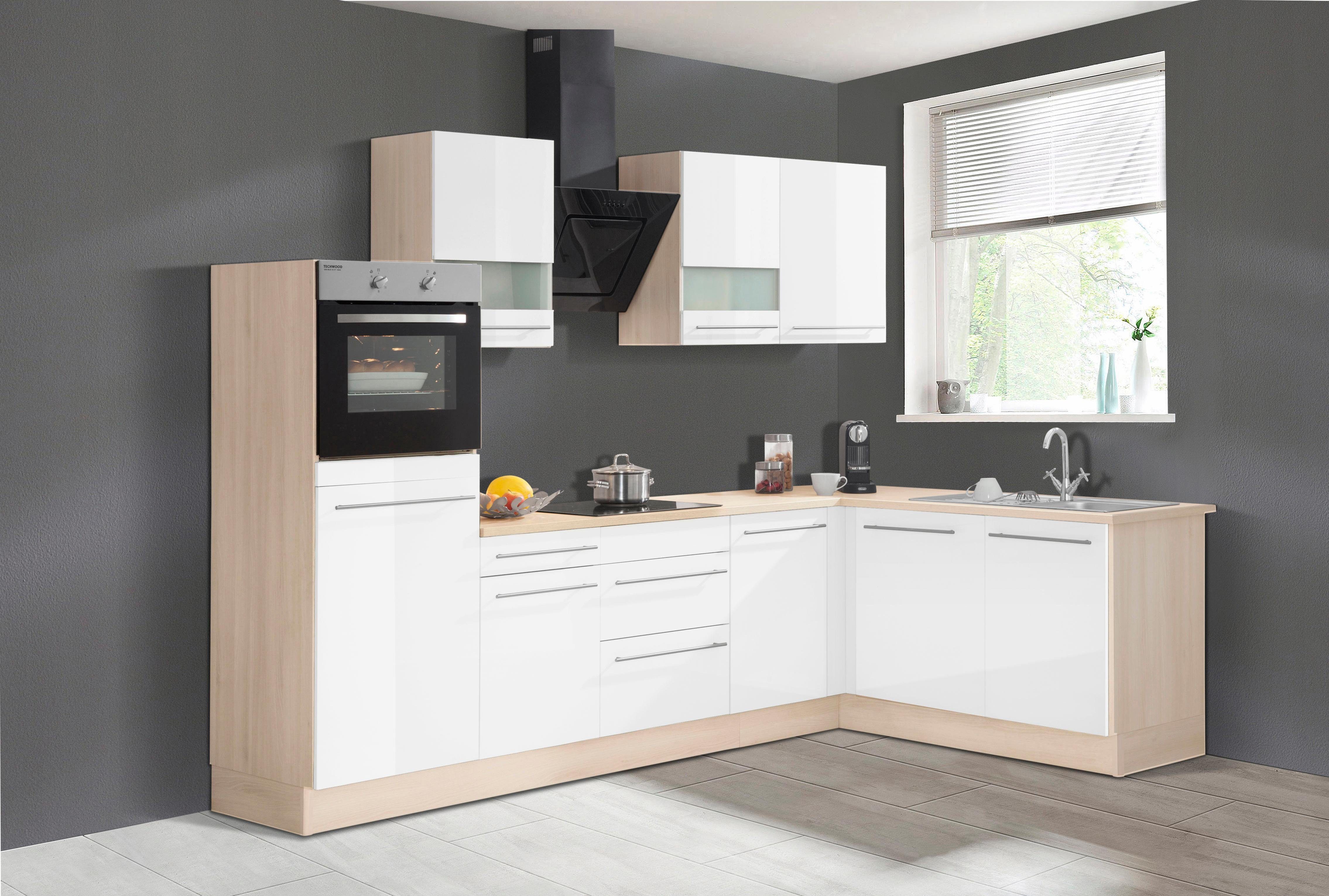 OPTIFIT Winkelküche "Bern", Stellbreite 285x175 cm, wahlweise mit E-Geräten günstig online kaufen