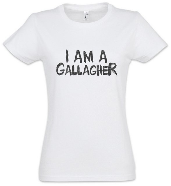 Urban Backwoods Print-Shirt I Am A Gallagher Damen T-Shirt Ian Lip Philipp günstig online kaufen