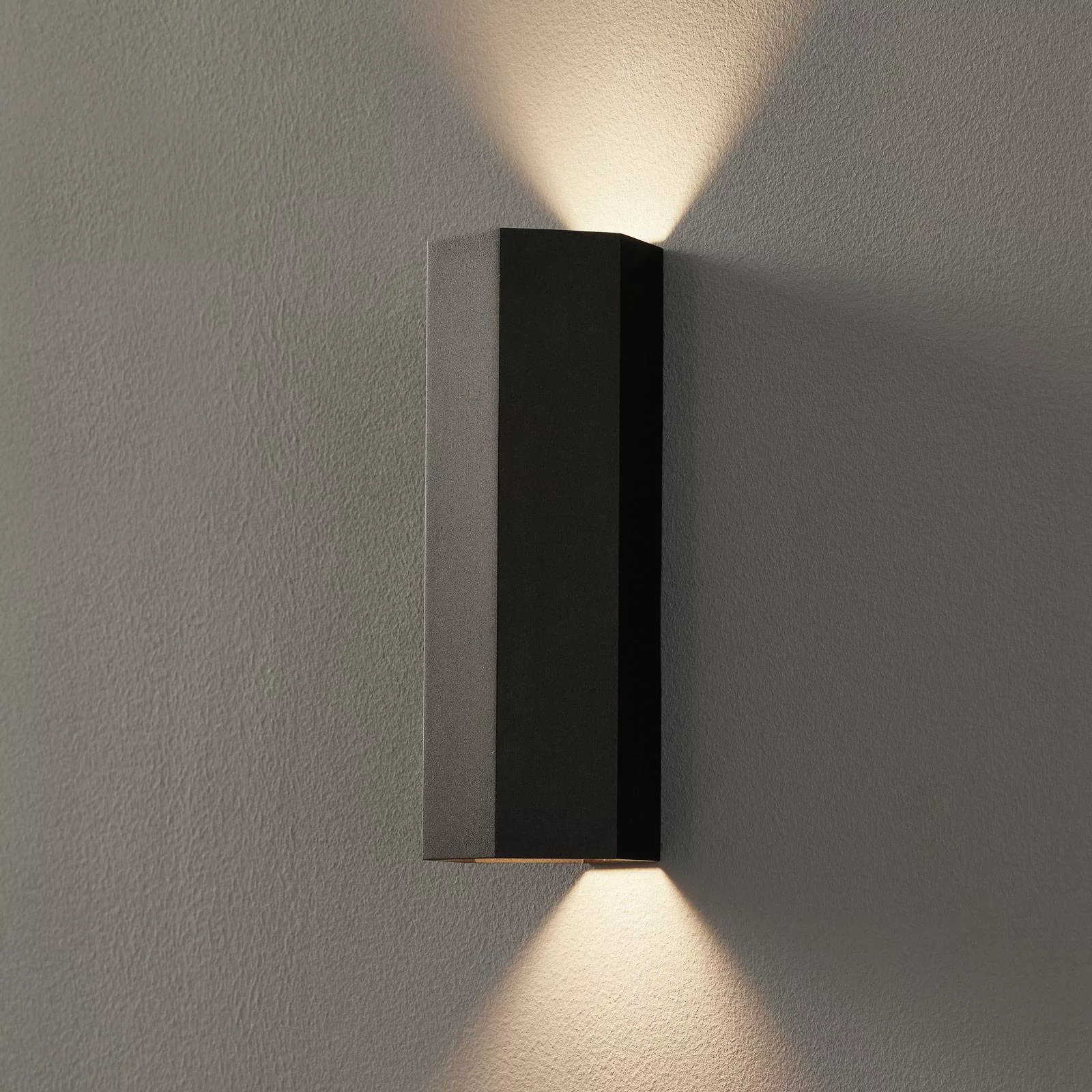 WEVER & DUCRÉ Hexo mini 2.0 Wandlampe 20cm schwarz günstig online kaufen