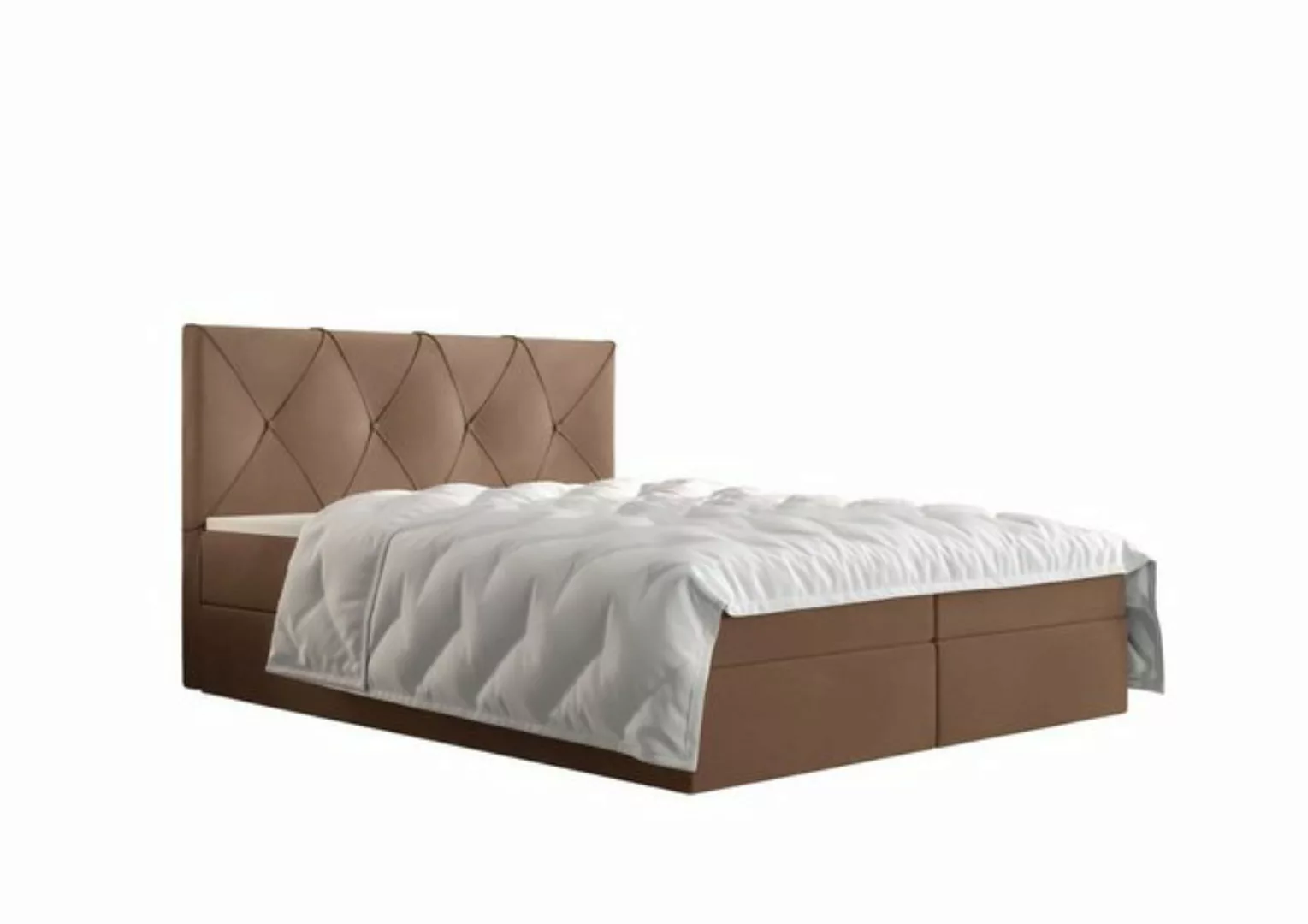 Stylefy Boxspringbett Aurela (Schlafzimmerbett, Bett), 140/160/180 x 200 cm günstig online kaufen