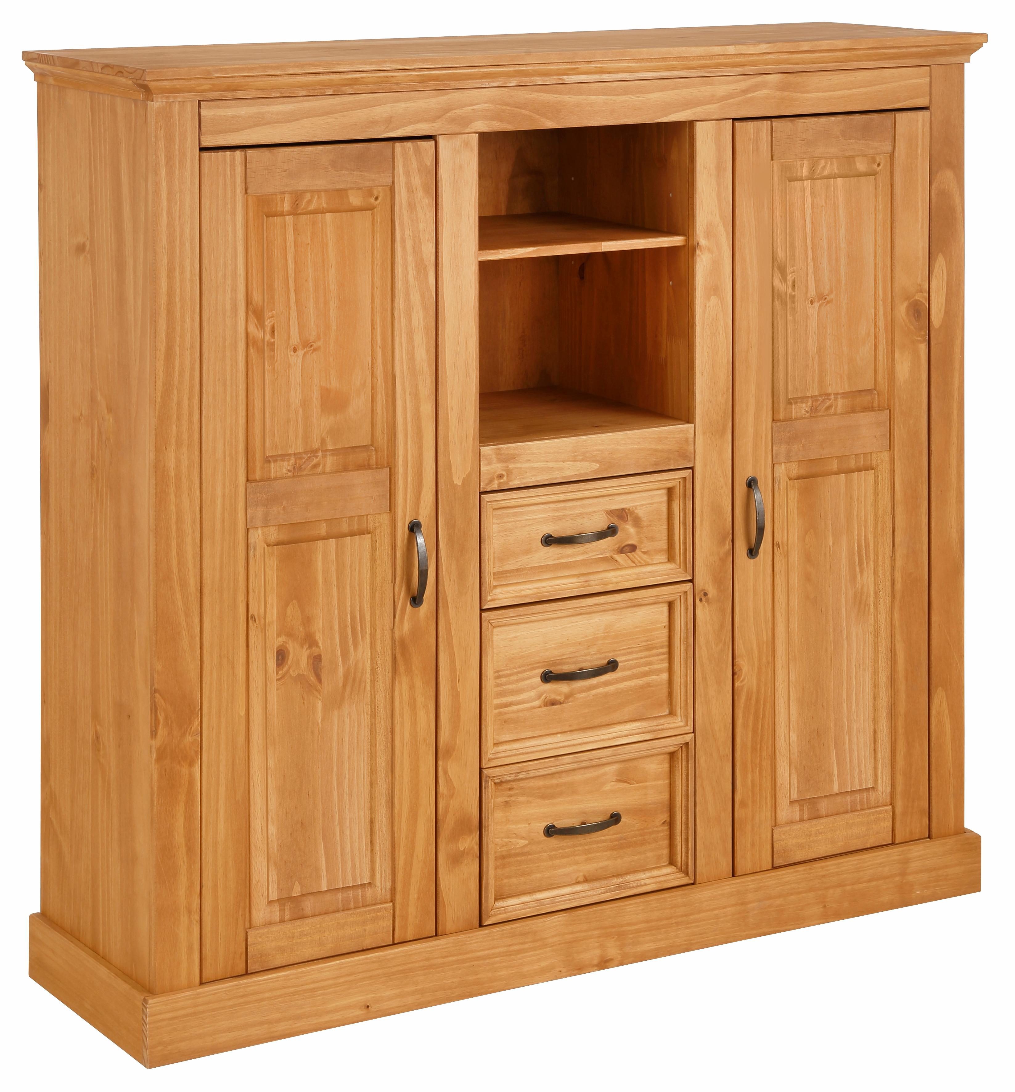 Home affaire Highboard "Selma", Stauraumschrank, Breite 130 cm günstig online kaufen