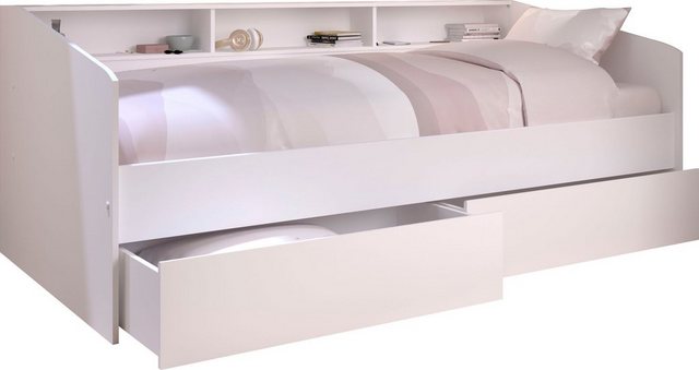 Parisot Stauraumbett "Sleep, Daybed, Kinderbett, Rückwand der Regale drehba günstig online kaufen