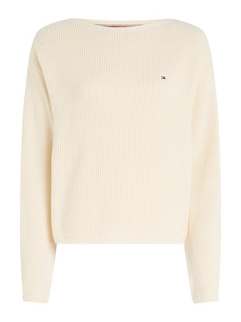 Tommy Hilfiger Strickpullover in Rippstrick-Optik günstig online kaufen