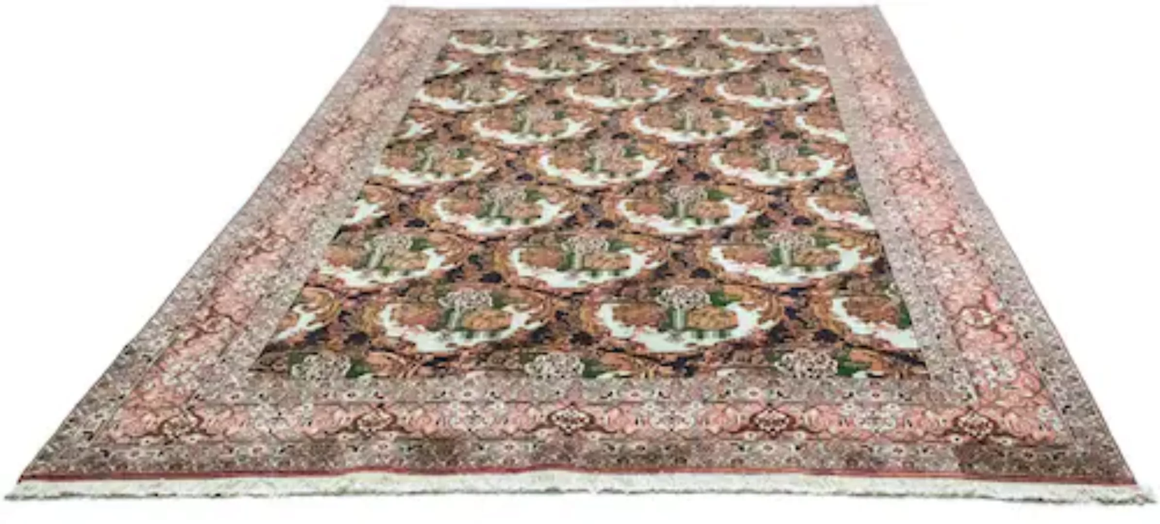 morgenland Wollteppich »Senneh Teppich handgeknüpft mehrfarbig«, rechteckig günstig online kaufen