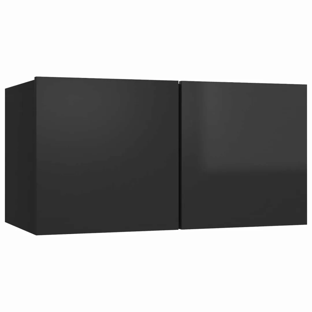 Tv-hengeschrank Hochglanz-schwarz 60x30x30 Cm günstig online kaufen