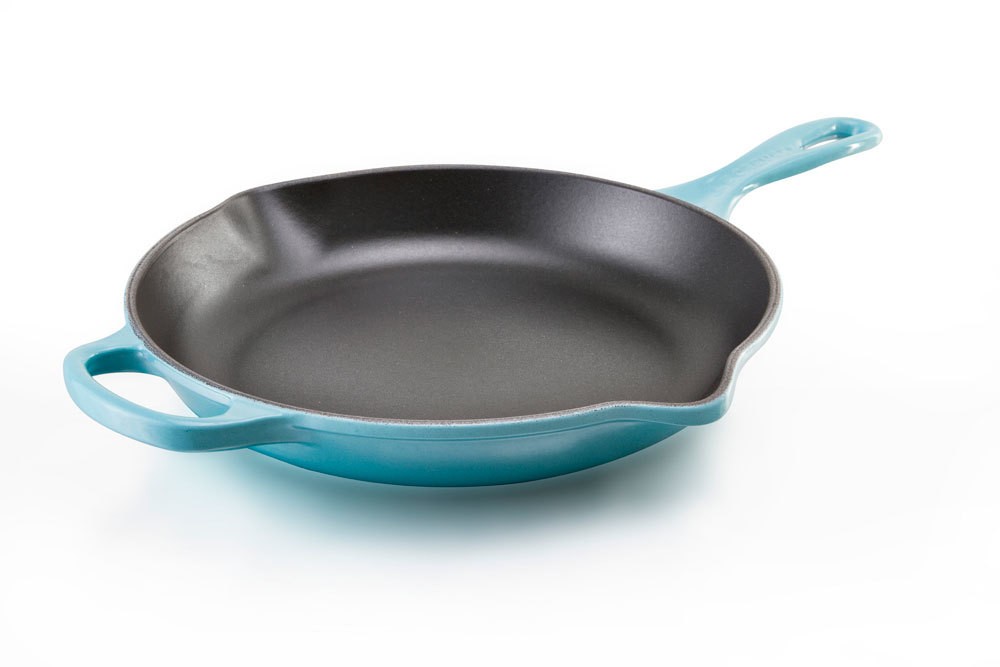 Le Creuset Brat- und Servierpfanne Gusseisen Karibik 23cm günstig online kaufen