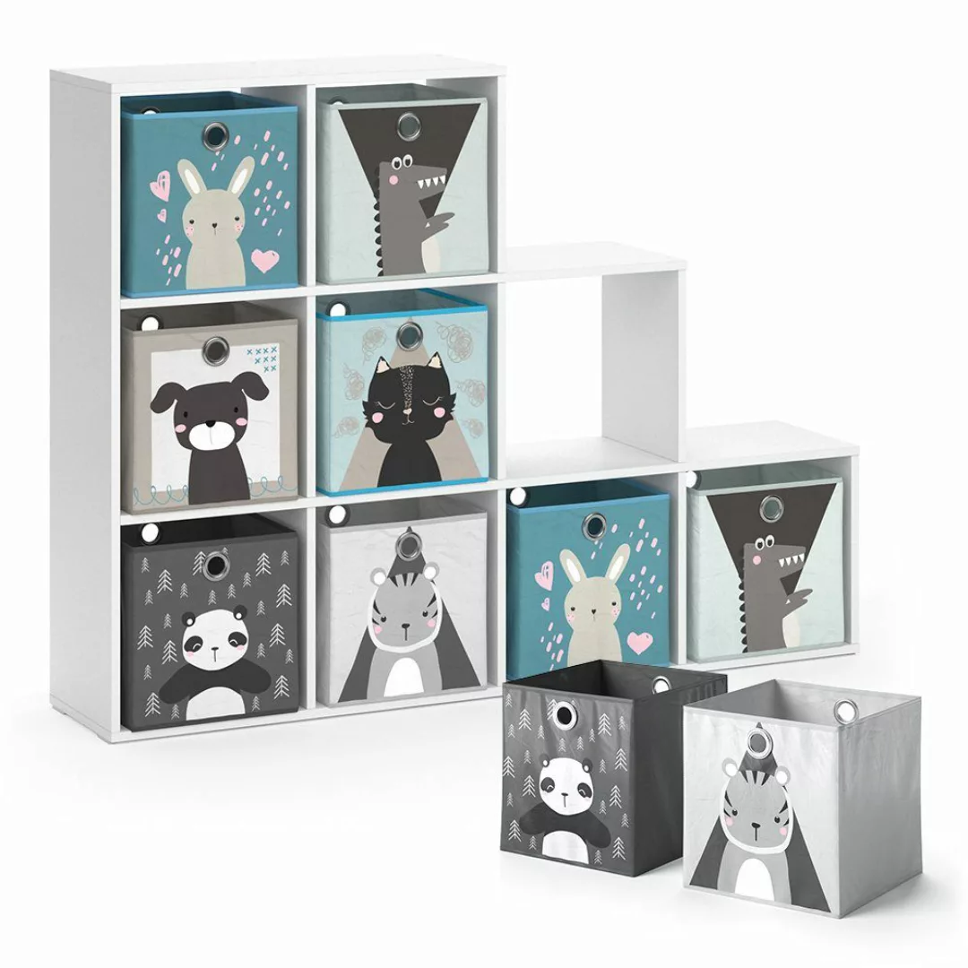 Vicco Bücherregal, Weiß, 142.5 x 107.8 günstig online kaufen