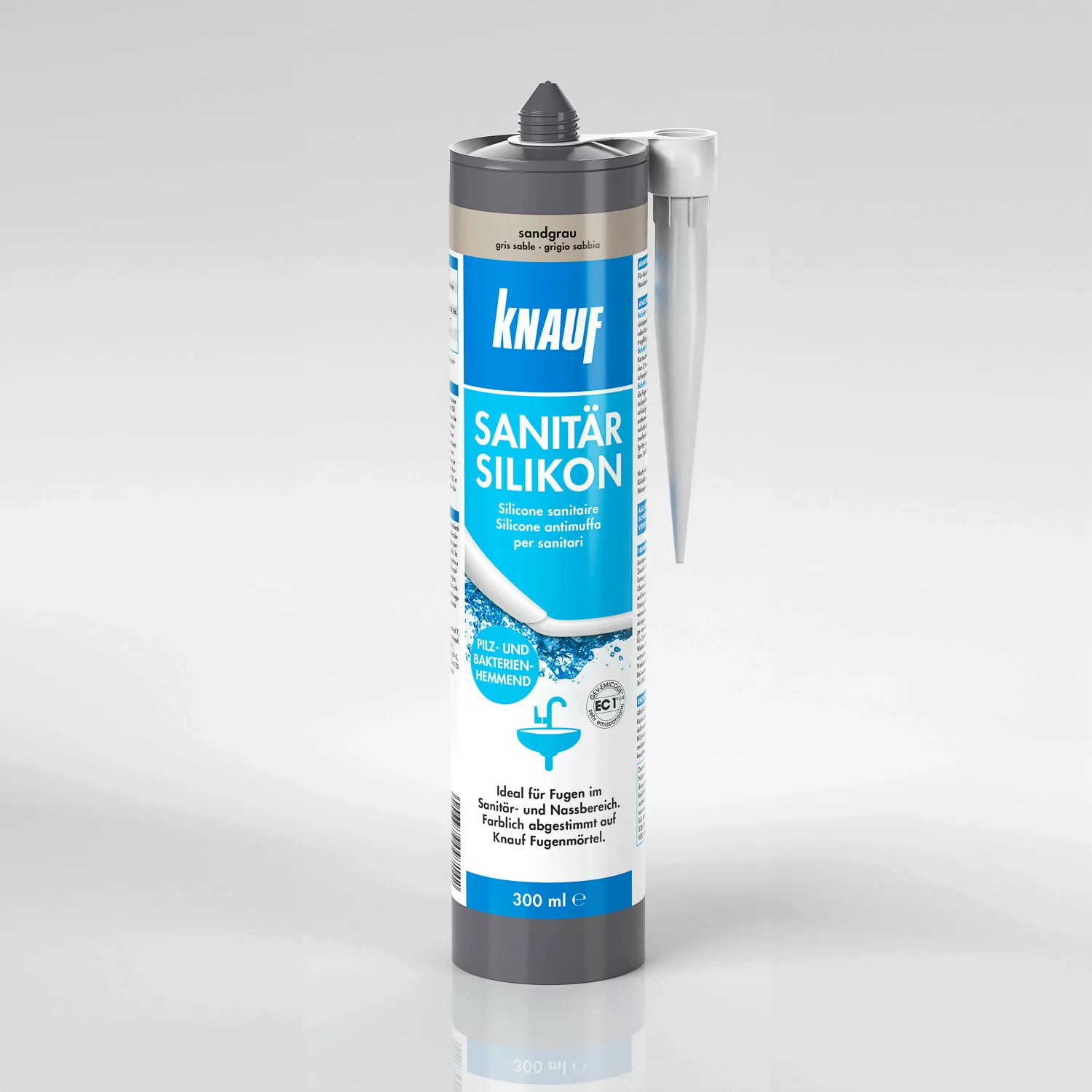 Knauf Sanitär-Silikon Sandgrau 300 ml günstig online kaufen