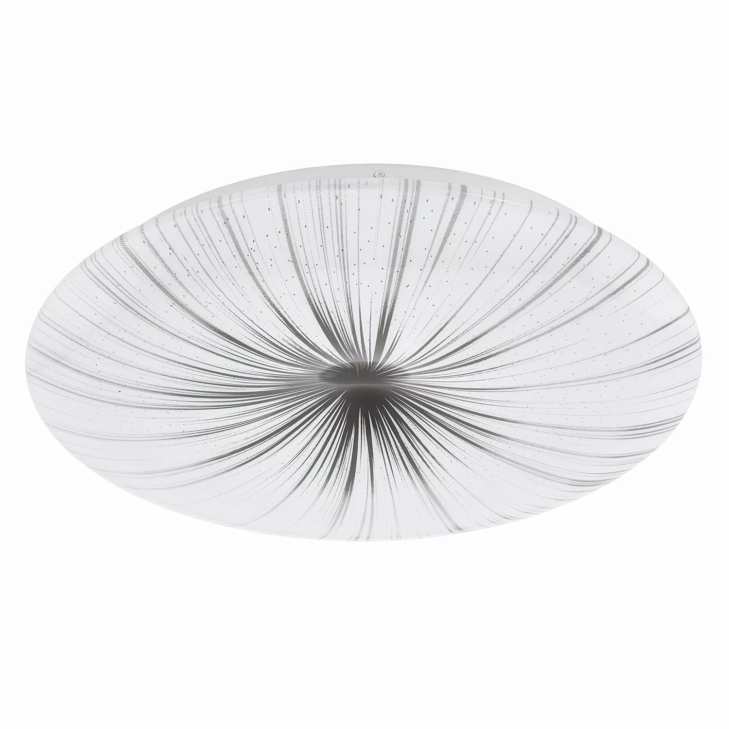 Eglo LED-Deckenleuchte Nieves Weiß-Silber 41 cm günstig online kaufen