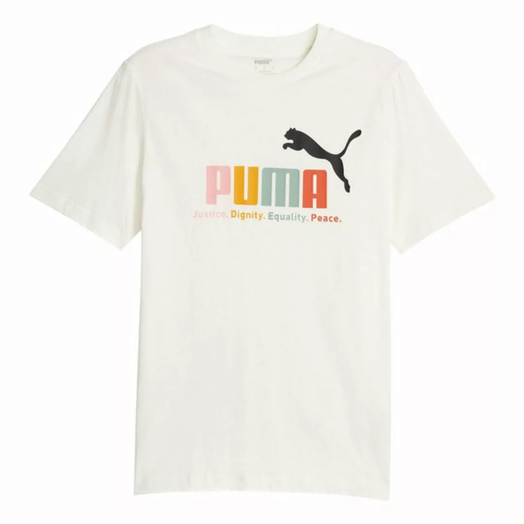 PUMA T-Shirt Essentials+ Multicolor Tee mit farbenfrohem Logoprint günstig online kaufen