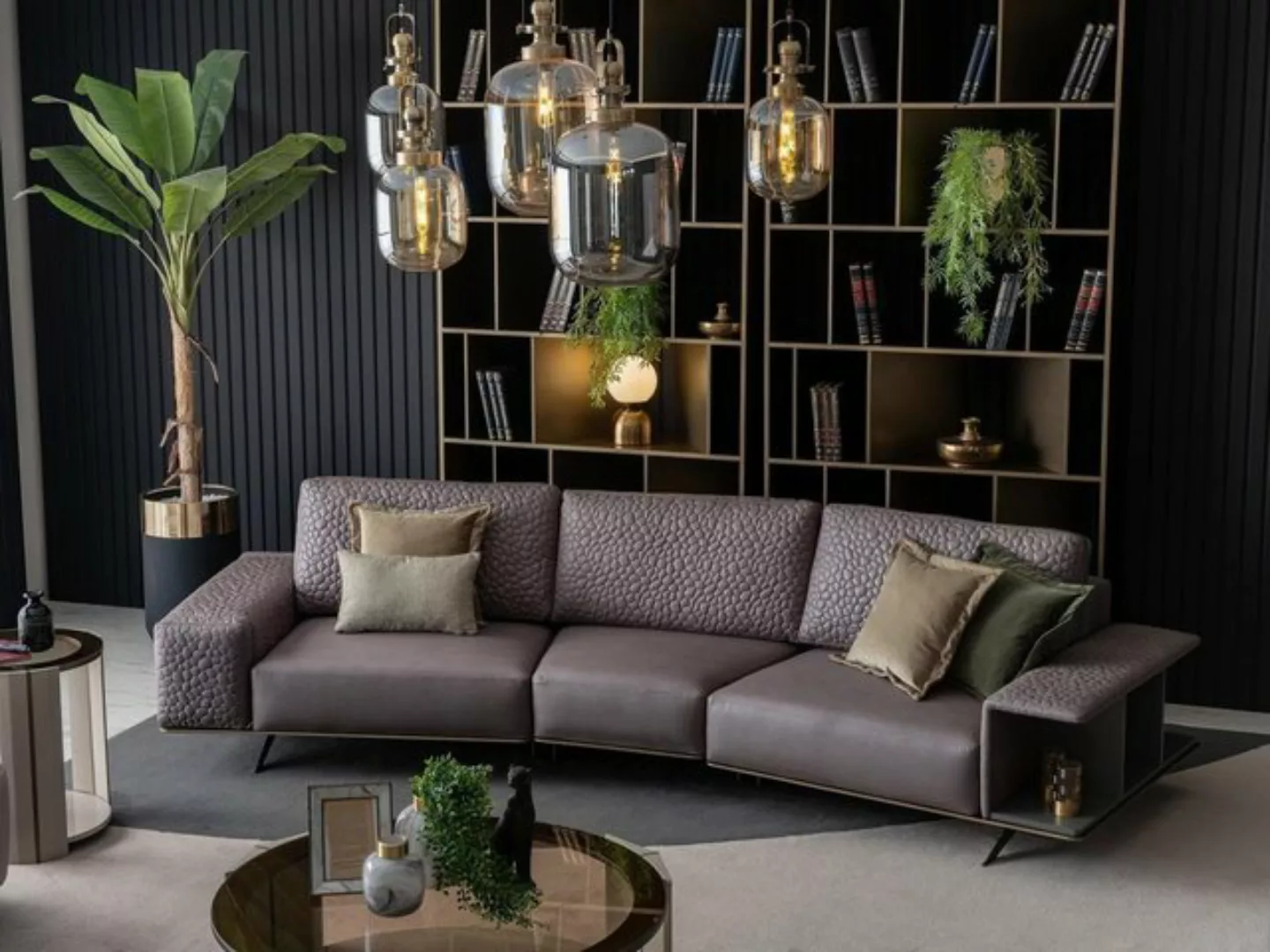 JVmoebel 4-Sitzer xxl sofa Couch Polster Möbel abgerundete Couch Sofas Big günstig online kaufen
