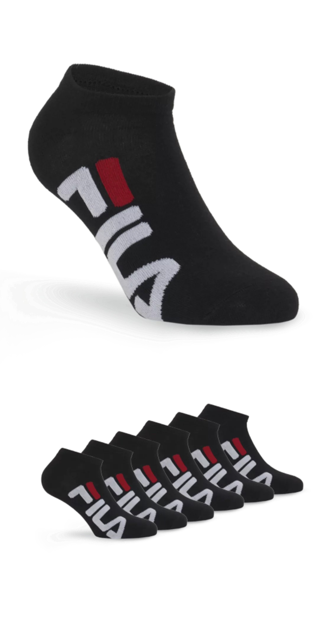 Fila Sneakersocken, (6er Pack), Großer Markenschriftzug seitlich günstig online kaufen