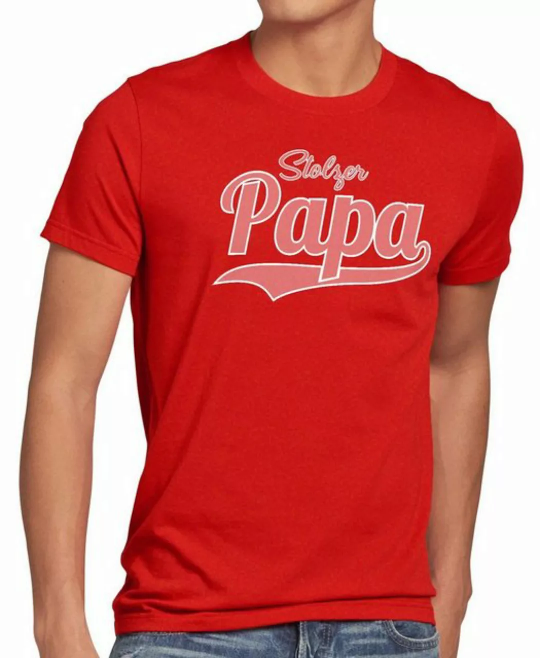 style3 Print-Shirt Herren T-Shirt Stolzer Papa Vater Dad Spruchshirt Funshi günstig online kaufen