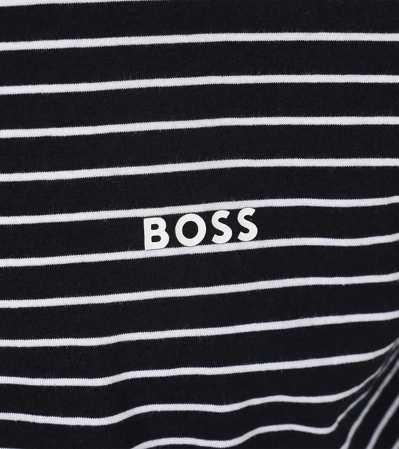 BOSS T-shirt Stripe Navy - Größe M günstig online kaufen