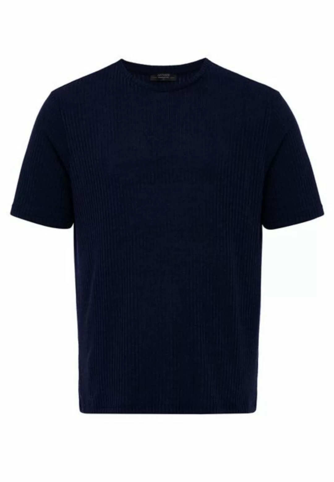 Antioch Poloshirt Fabrizio - Crew Neck - Ribbed - Regular Fit günstig online kaufen