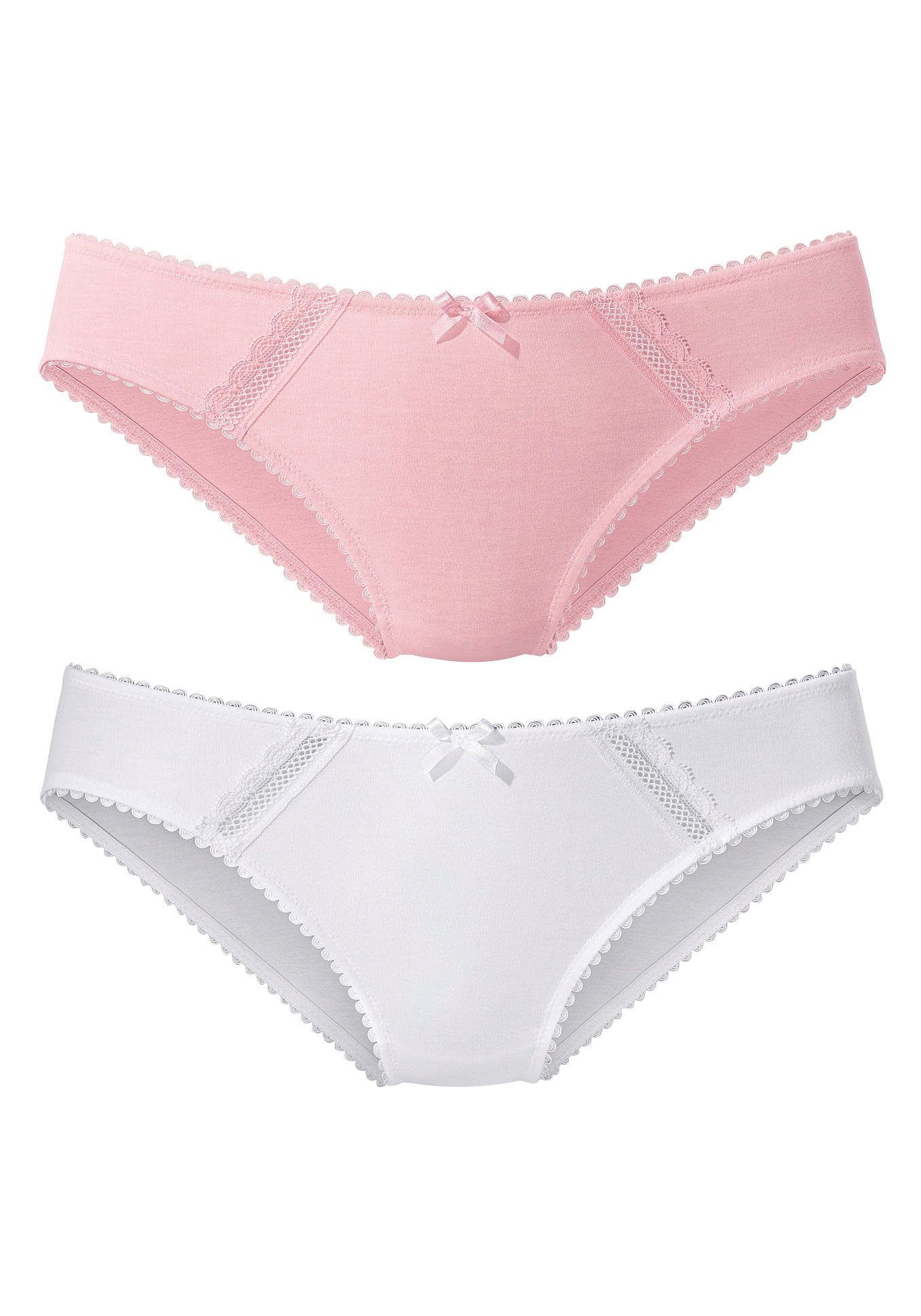 Nuance Bikinislip (2-St) aus weicher Baumwolle günstig online kaufen