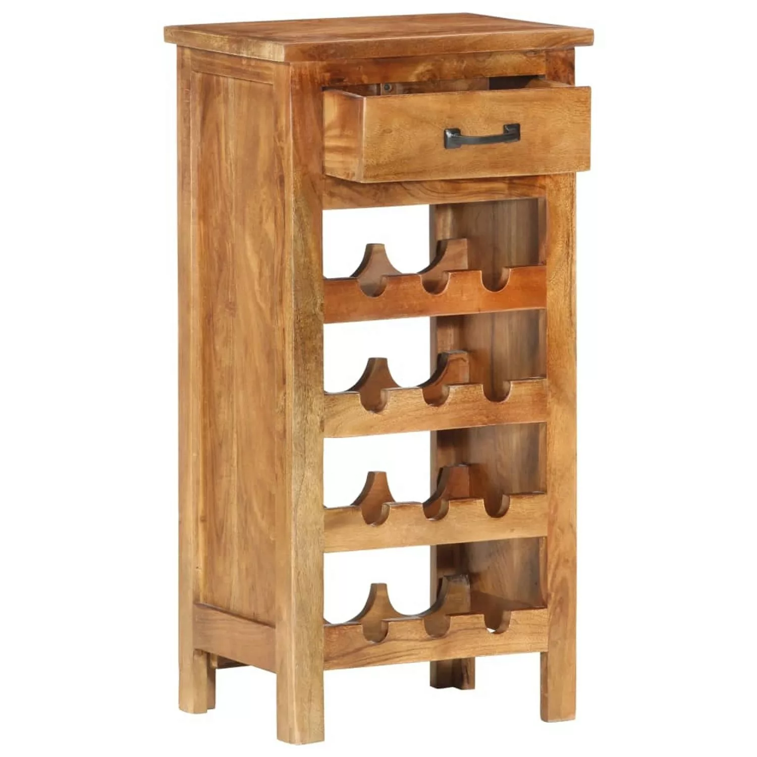 Weinschrank 40 X 30 X 80 Cm Massivholz Akazie günstig online kaufen