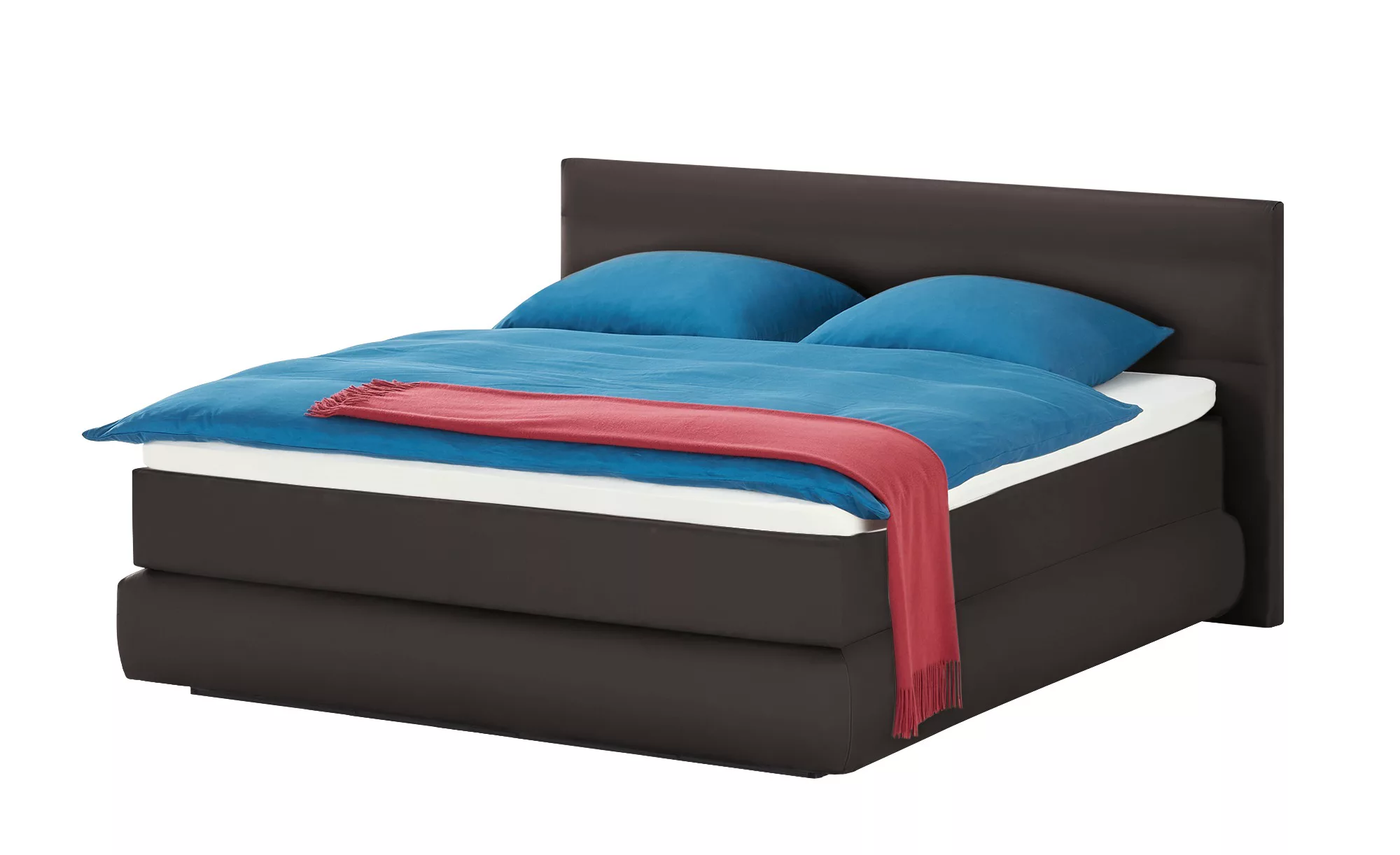 Wohnwert Boxspringbett  Dormian Bolge Low - braun - 180 cm - 102 cm - Bette günstig online kaufen