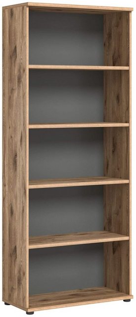 xonox.home Mehrzweckschrank Regal Büroregal MASON 200x80 cm in Nox Eiche un günstig online kaufen