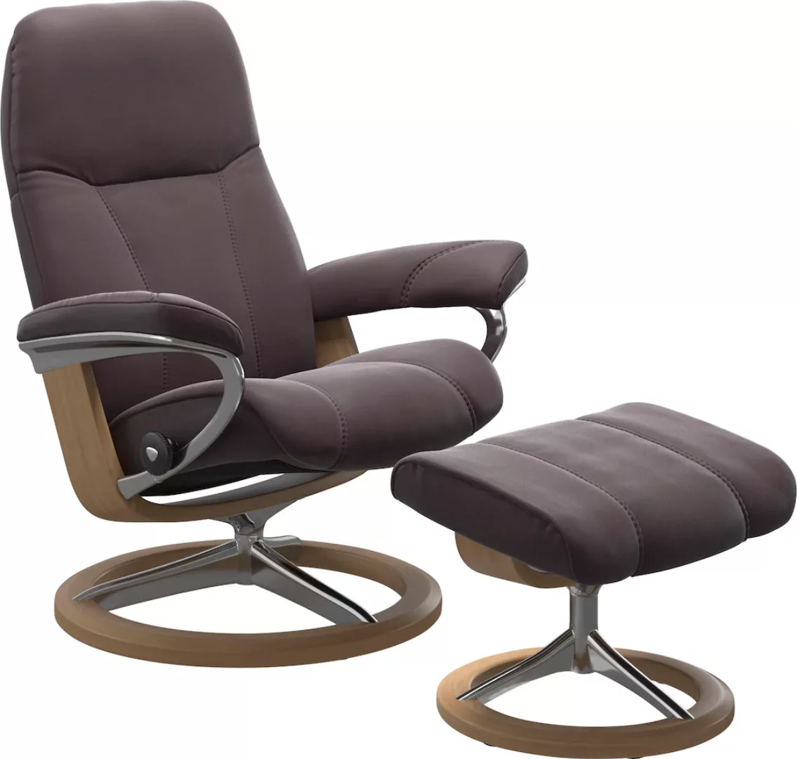 Stressless Fußhocker "Consul", mit Signature Base, Gestell Eiche günstig online kaufen