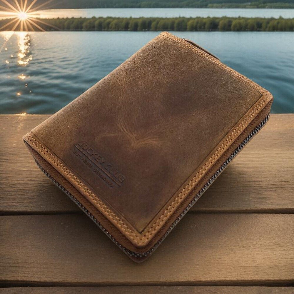 JOCKEY CLUB Geldbörse echt Leder Portemonnaie günstig online kaufen