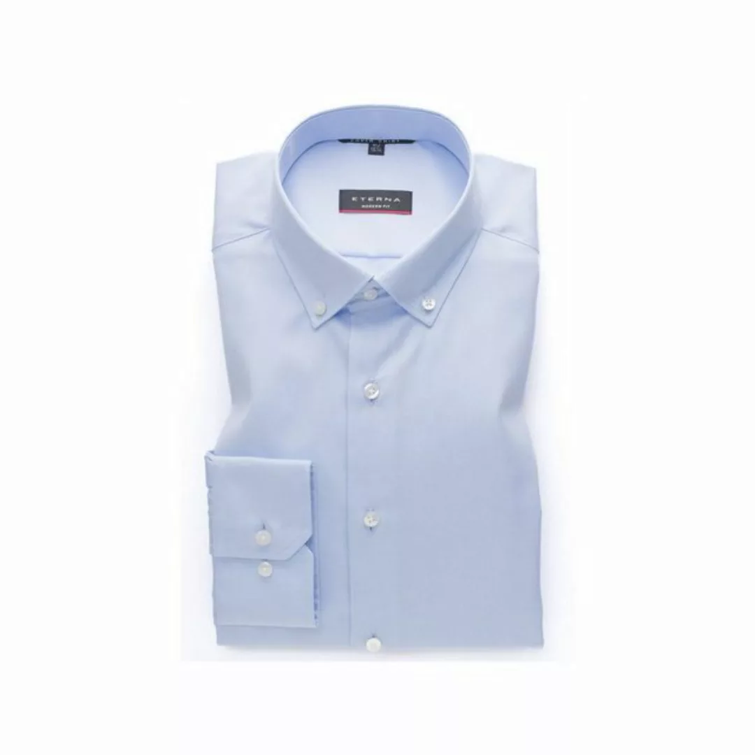 Eterna Businesshemd Modern Fit leicht tailliert bügelfrei Button-Down-Krage günstig online kaufen