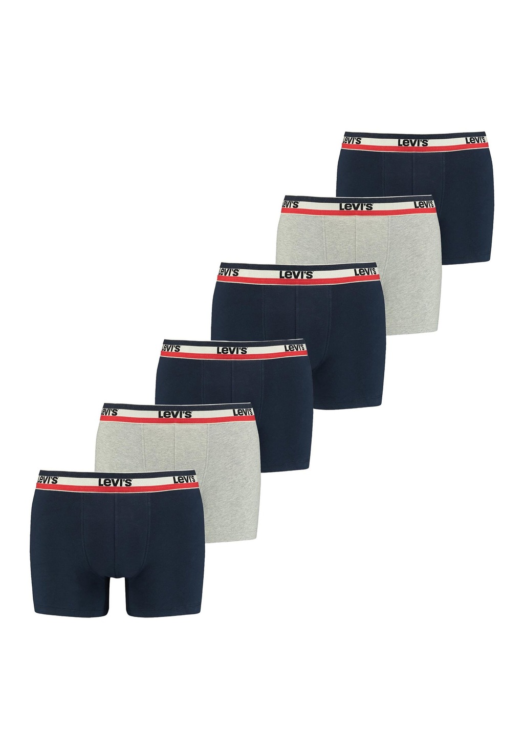 Levis Boxershorts "Boxershort MEN SPRTSWR LOGO BOXER BRIEF 3P 6er Pack" günstig online kaufen