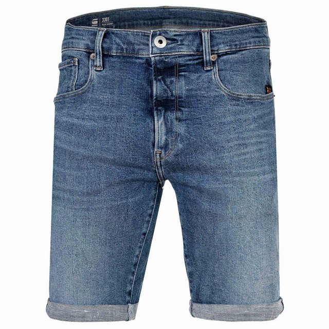 G-STAR Bermudas Herren Jeansshorts - 3301 Slim Short, Stretch günstig online kaufen