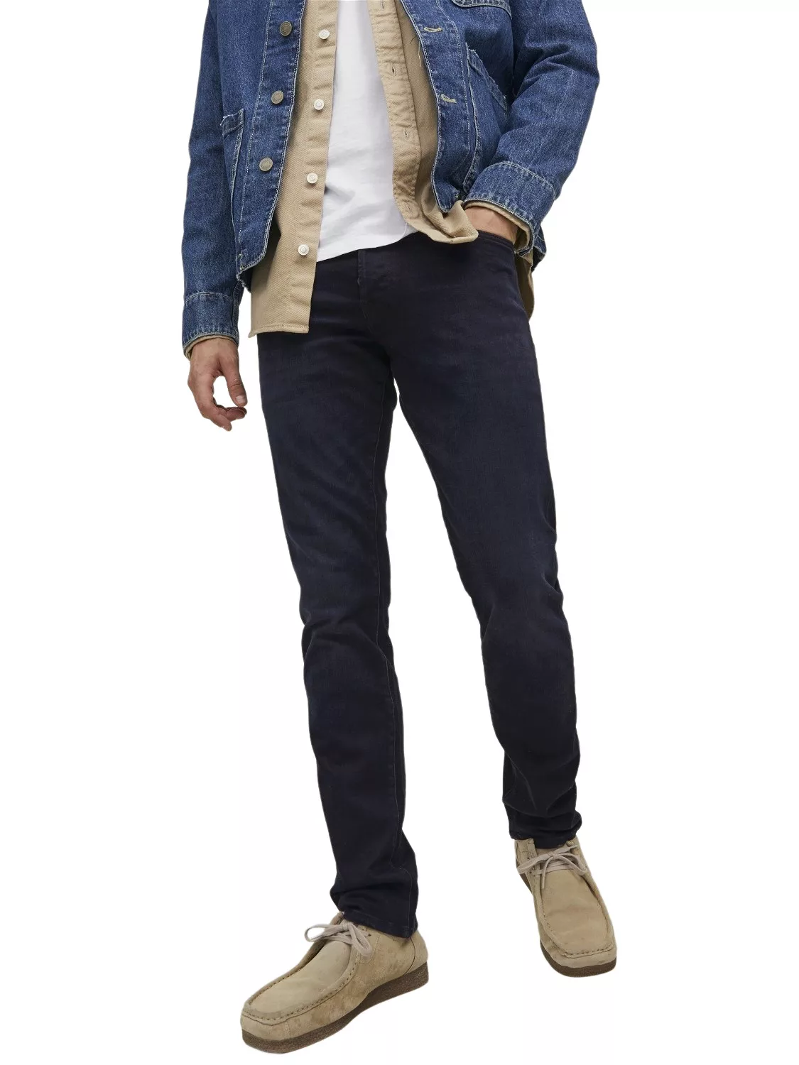 Jack & Jones Herren Jeans JJIGLENN JJICON JJ 556 - Slim Fit - Blau - Blue D günstig online kaufen