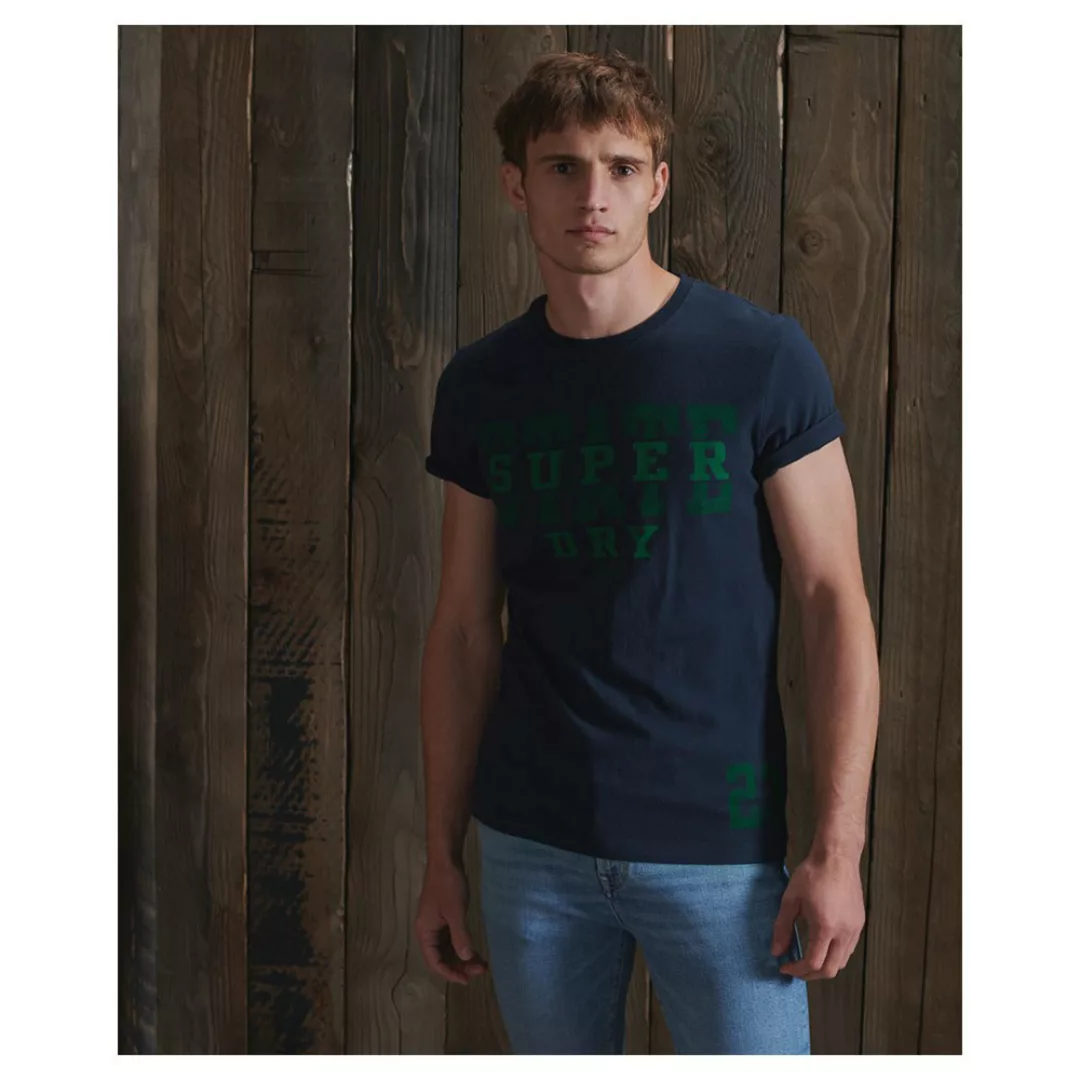 Superdry Track&field Classic Kurzarm T-shirt L Nautical Navy günstig online kaufen