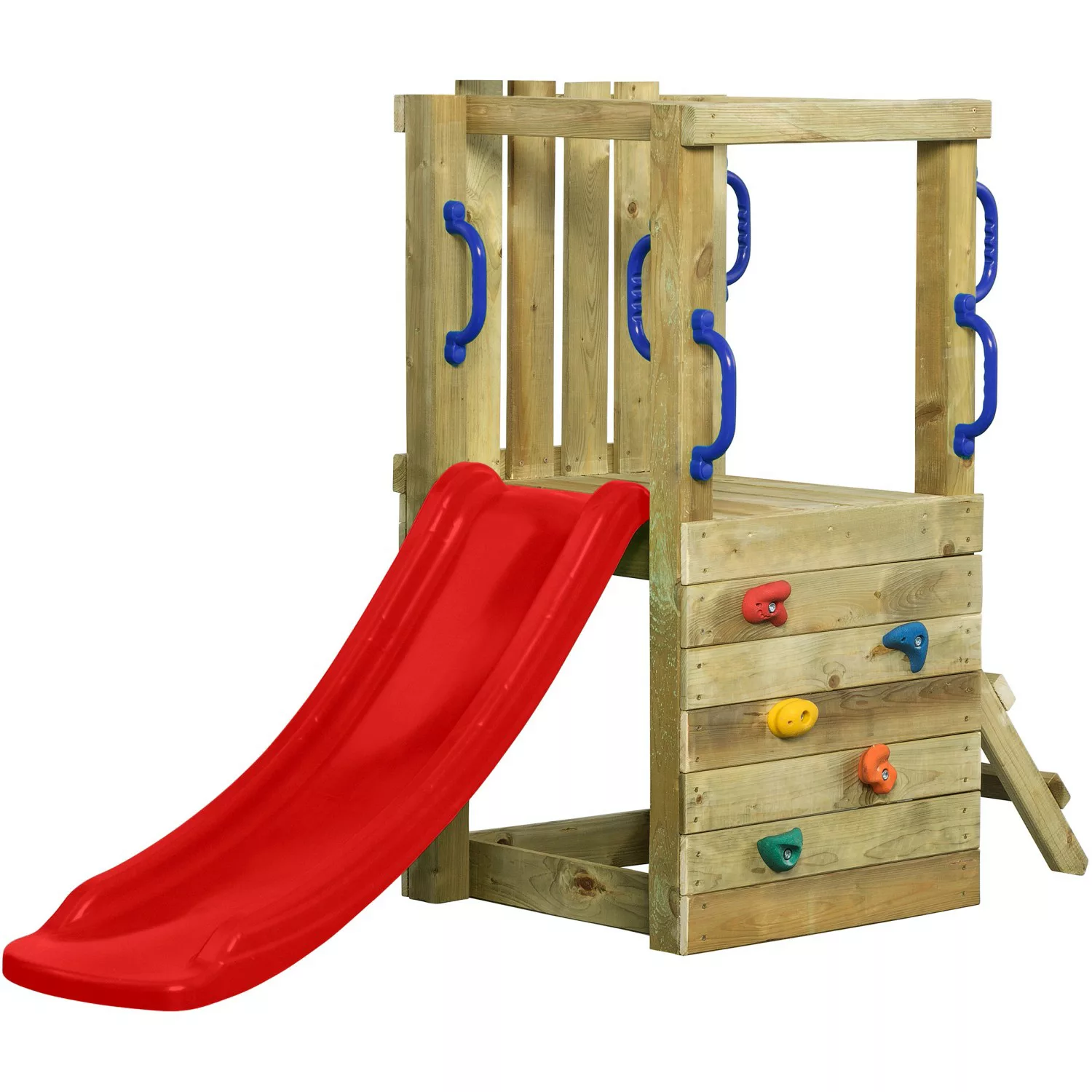SwingKing Spielturm Irma Small mit Rutsche Rot 66 cm x 190 cm x 125 cm günstig online kaufen