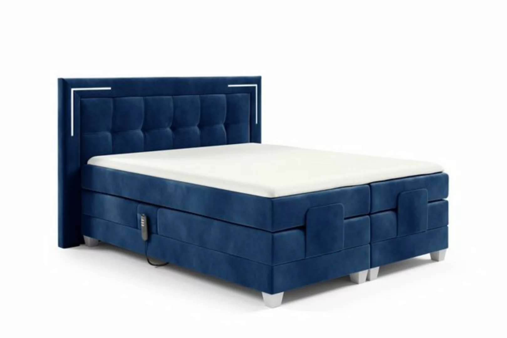 Fun Möbel Boxspringbett Schlafzimmerbett DORES Elektrisch in Stoff Fresh (i günstig online kaufen