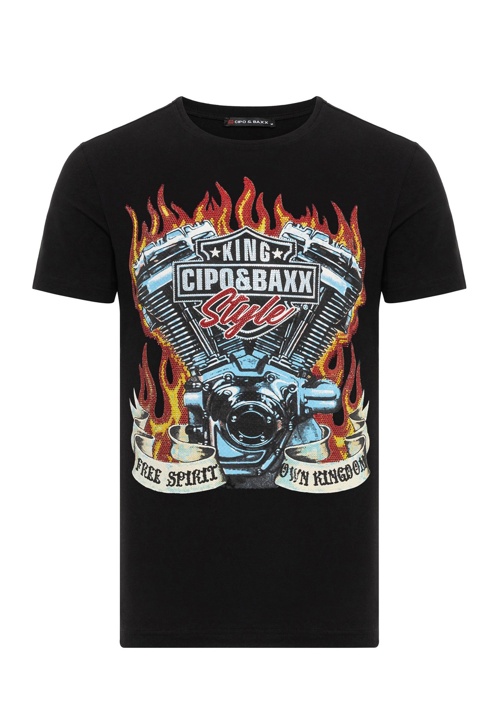 Cipo & Baxx T-Shirt "T-Shirt", mit markantem Print günstig online kaufen