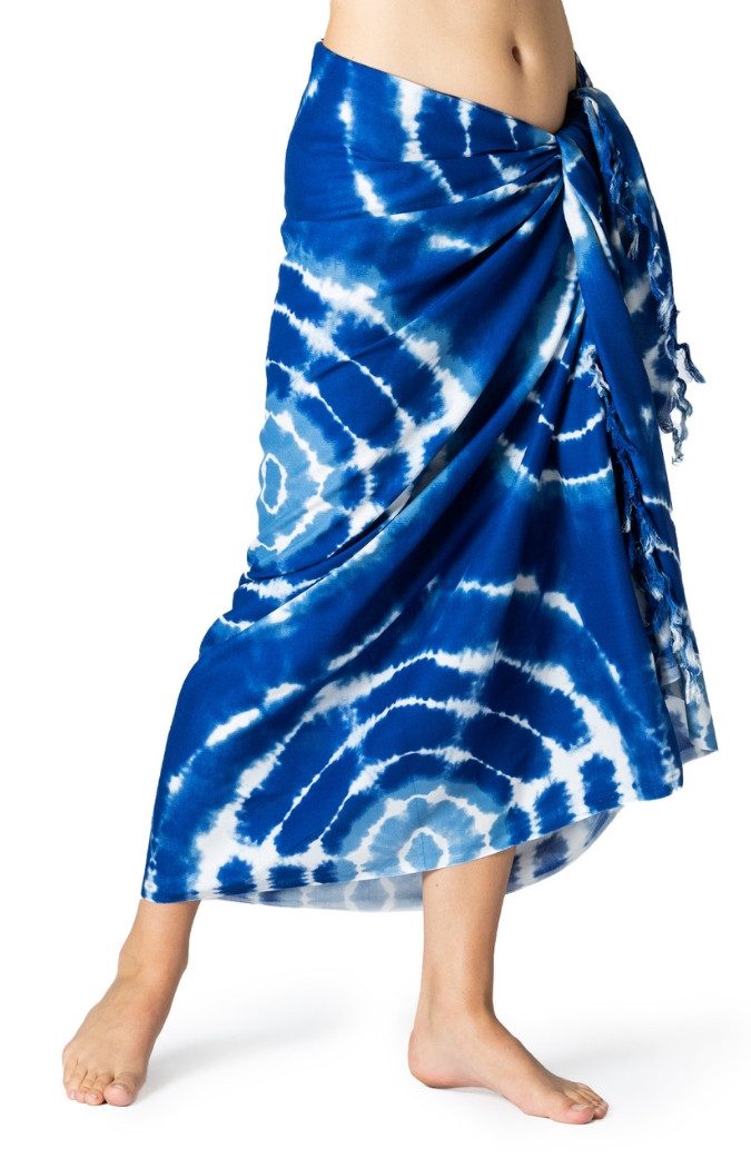 PANASIAM Pareo Sarong Tie-Dye farbenfrohes Hüfttuch günstig online kaufen