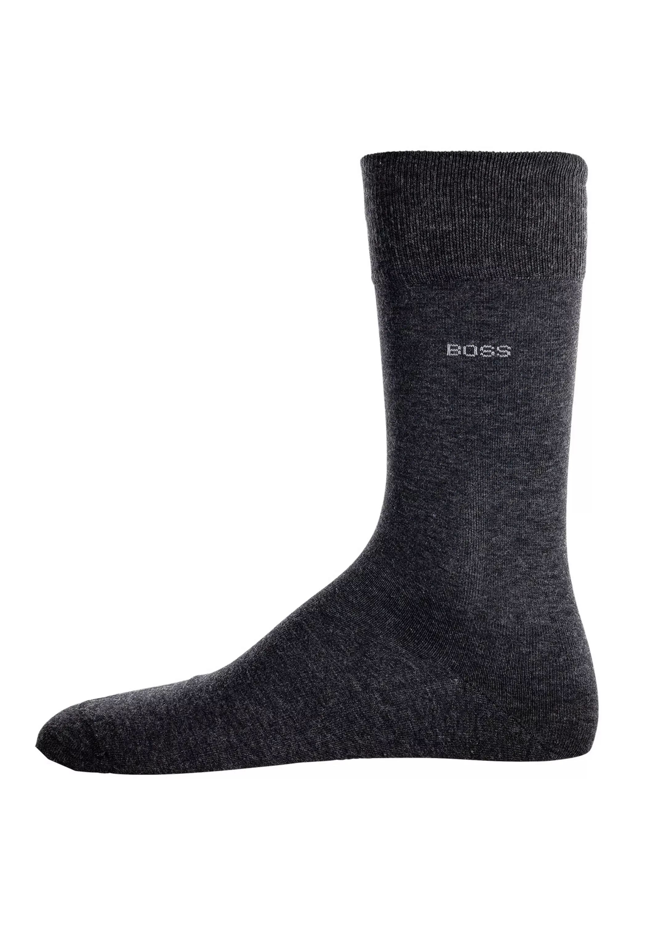 BOSS Basicsocken "Marc RS Uni", mit eingesticktem Logoschriftzug günstig online kaufen