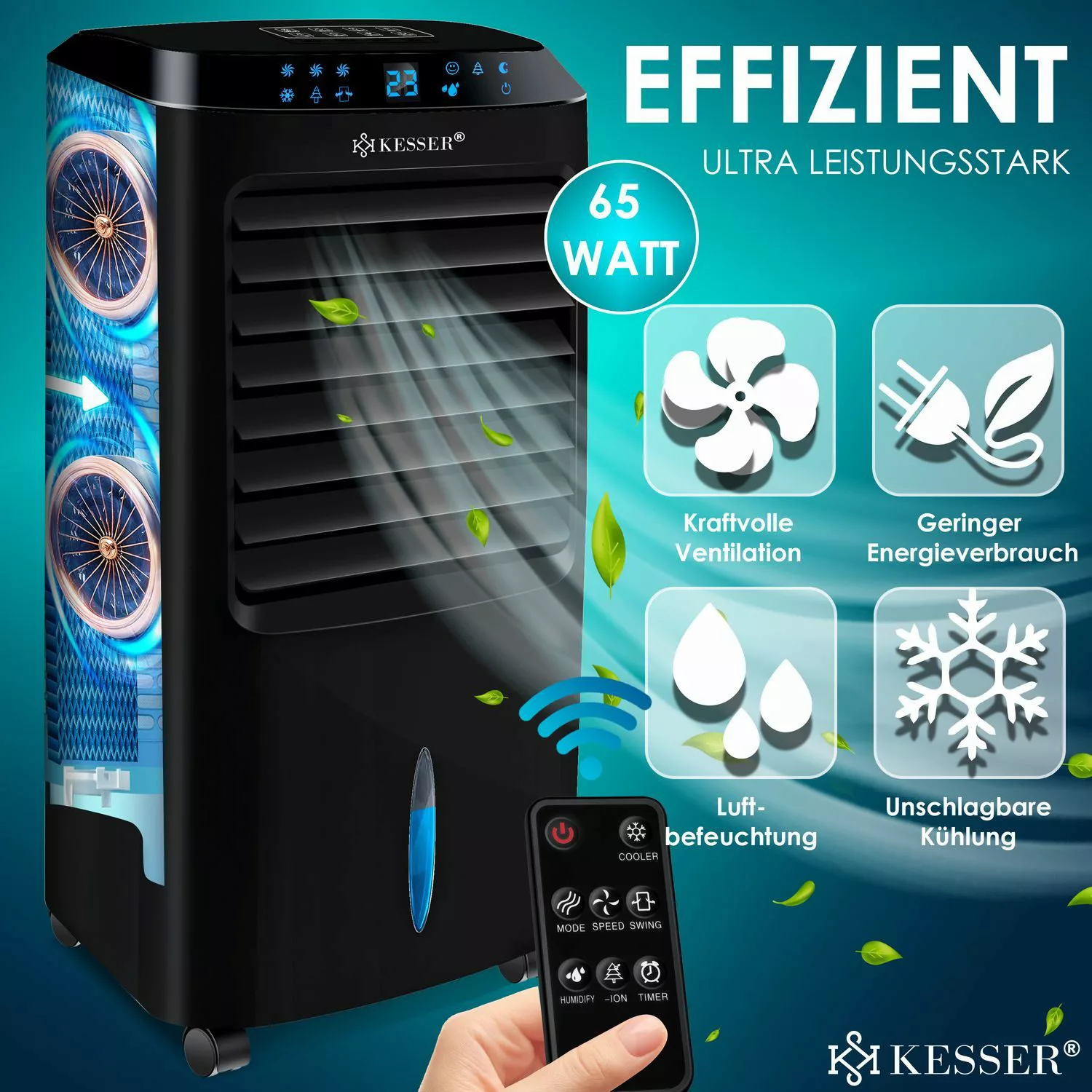 KESSER Turmventilator, 4in1 Mobile Klimaanlage Fernbedienung günstig online kaufen