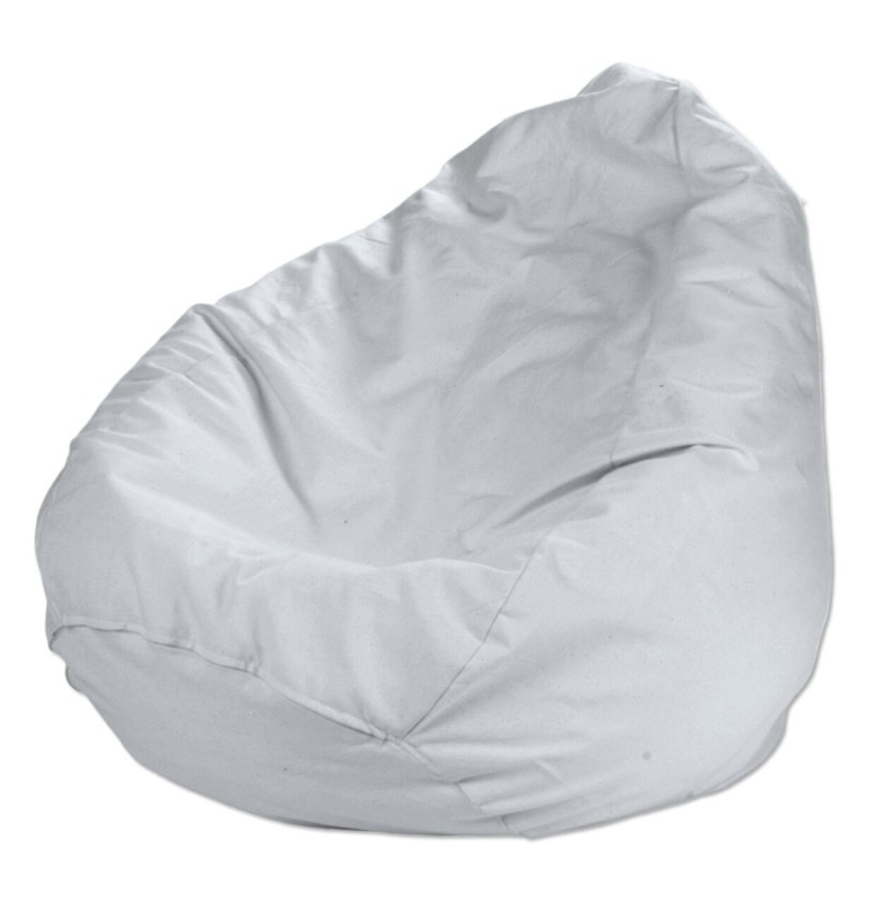 Sitzsack, weiss, Ø80 x 115 cm, Cotton Panama (702-49) günstig online kaufen