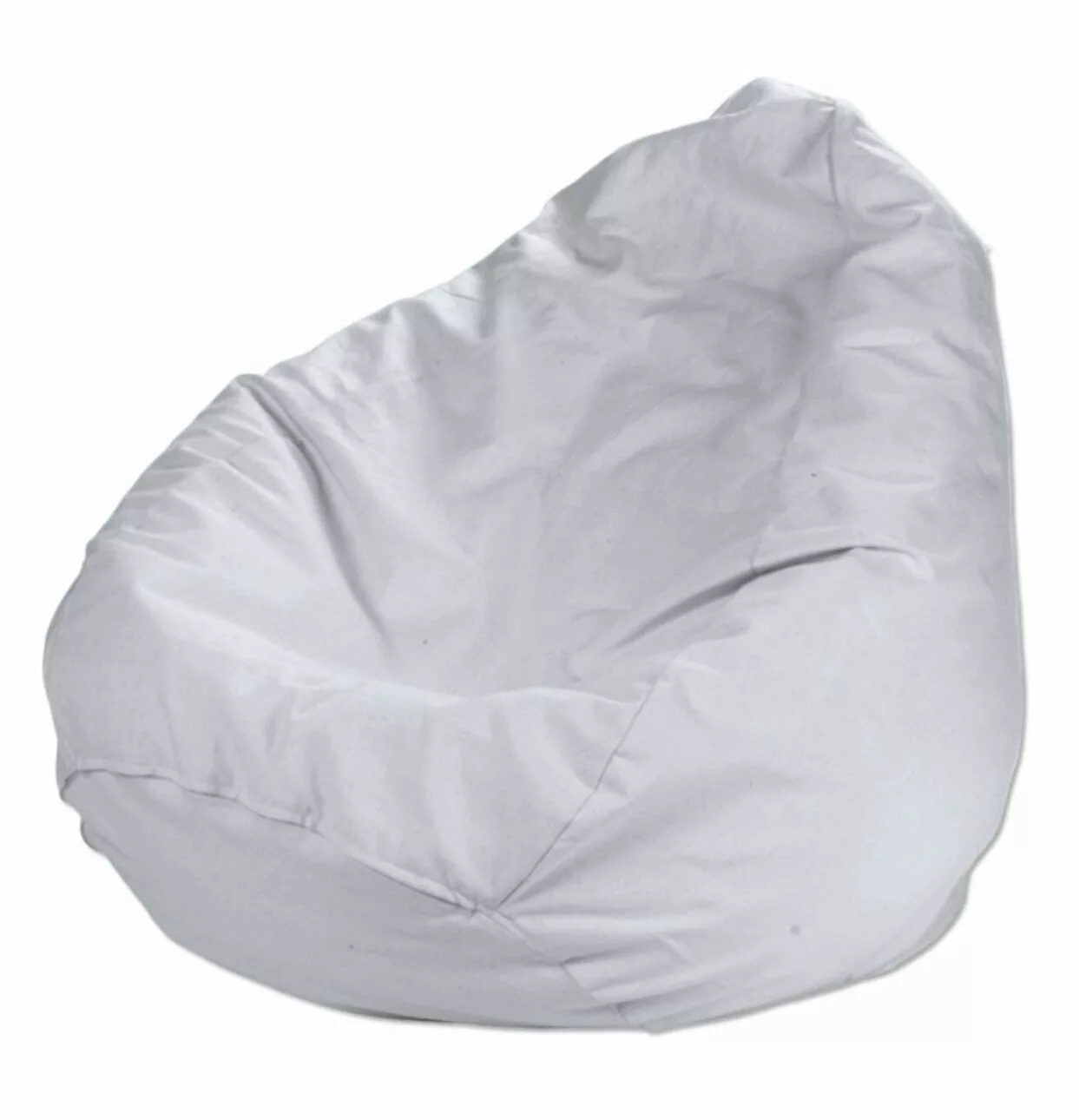 Sitzsack, weiss, Ø50 x 85 cm, Cotton Panama (702-49) günstig online kaufen