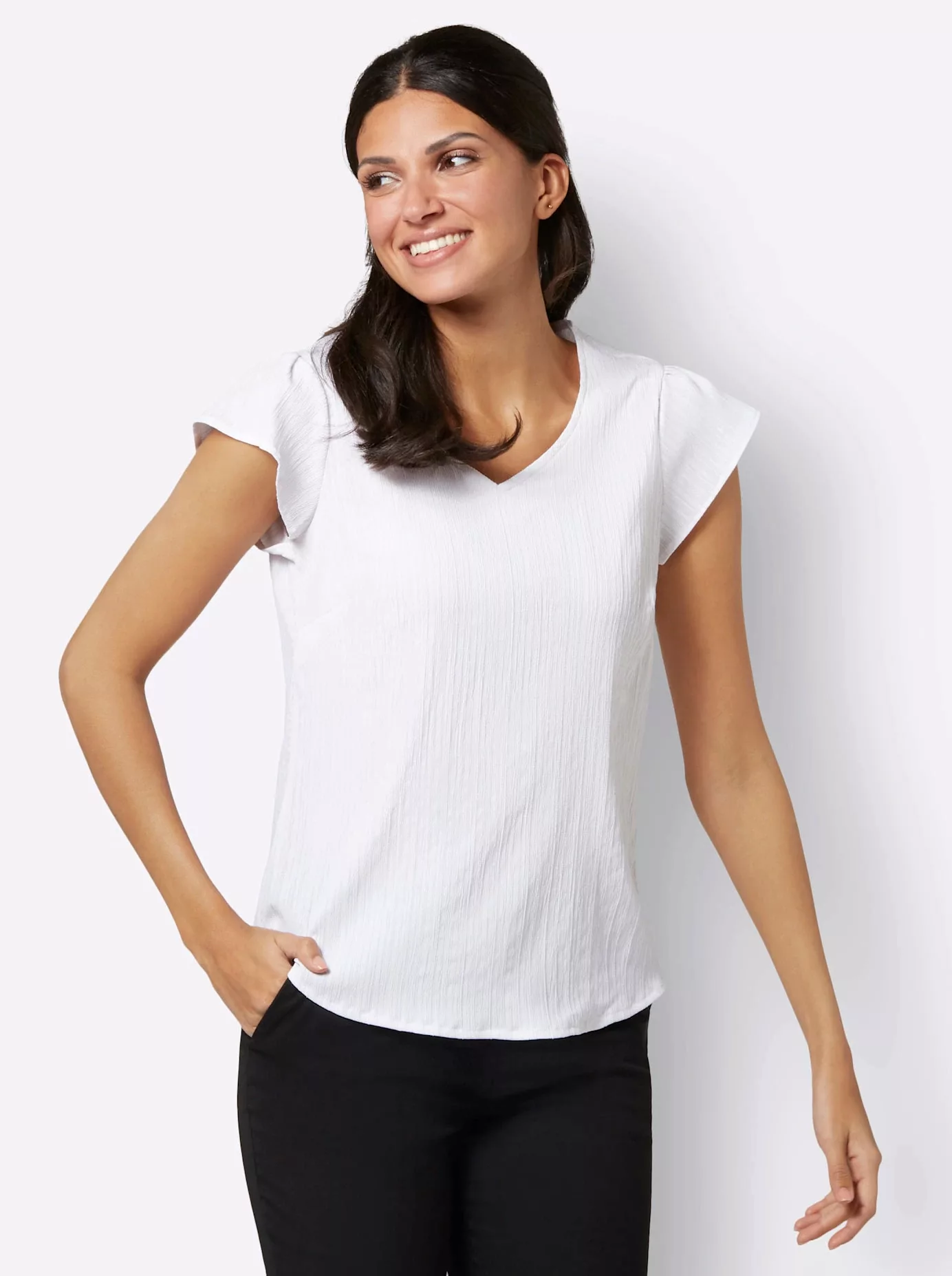 Classic Basics Crepebluse günstig online kaufen