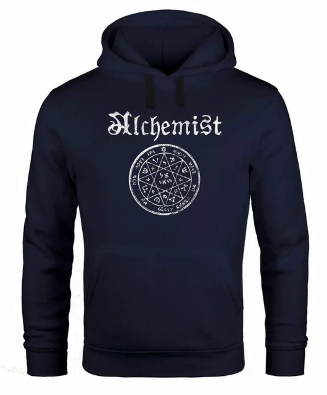 Neverless Hoodie Herren Hoodie Alchemist Symbol Vintage Alchemie Steampunk günstig online kaufen