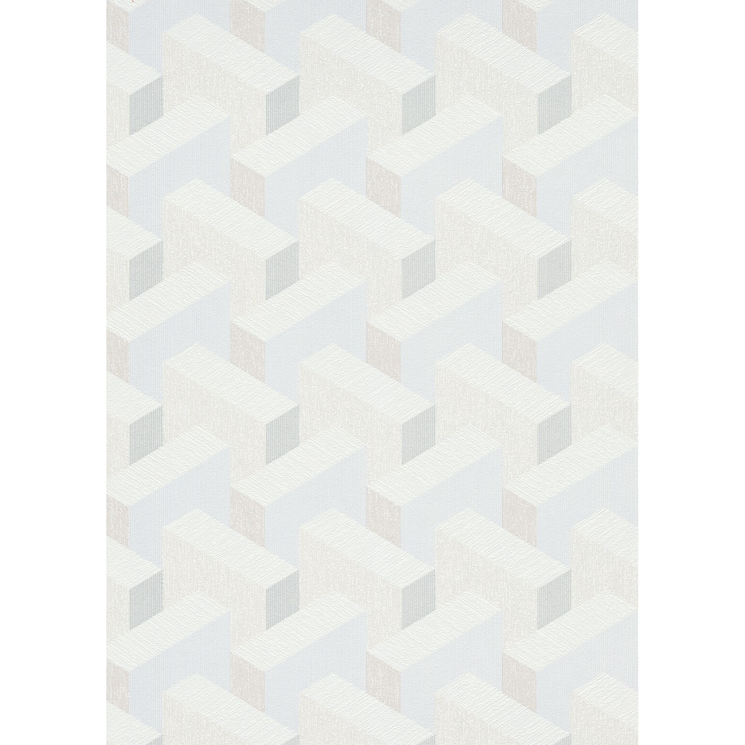 Erismann Vliestapete Collage Domino 10,05 m x 0,53 m Creme günstig online kaufen