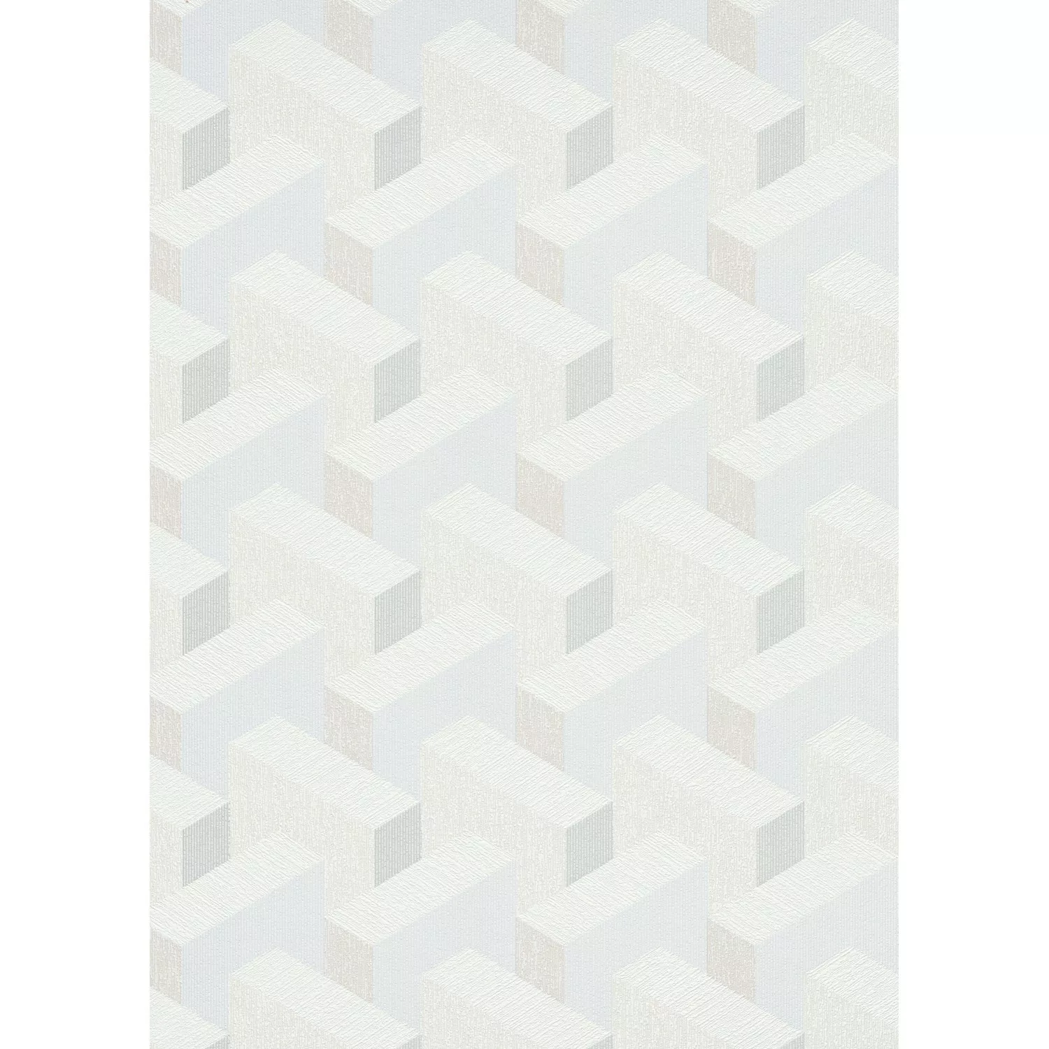 Erismann Vliestapete Collage Domino 10,05 m x 0,53 m Creme günstig online kaufen