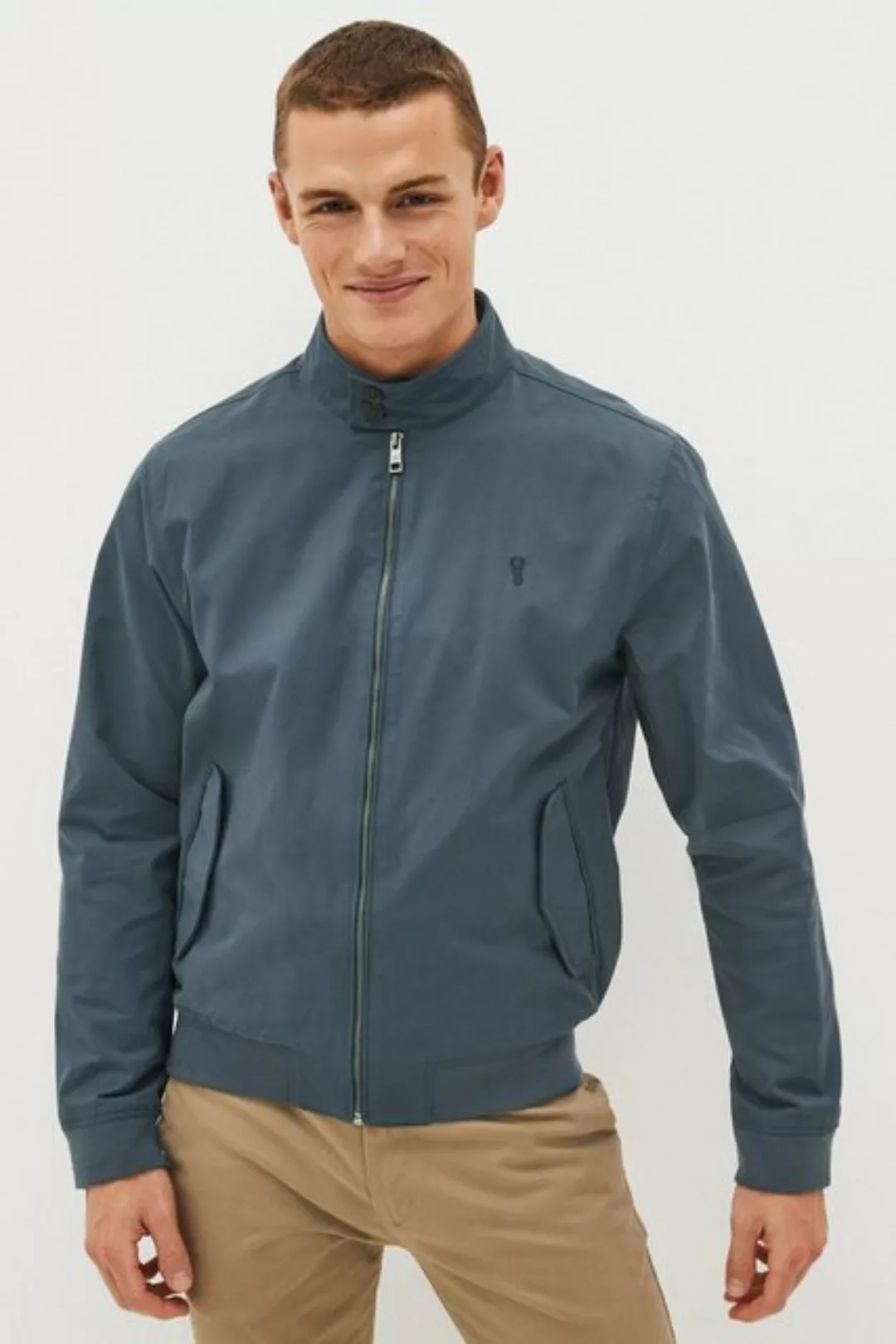 Next Blouson Wasserabweisende Harringtonjacke mit Karofutter (1-St) günstig online kaufen