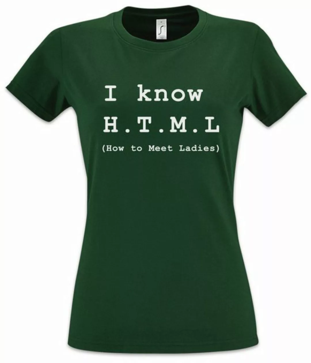 Urban Backwoods Print-Shirt I Know Html Damen T-Shirt How to meet Ladies Si günstig online kaufen